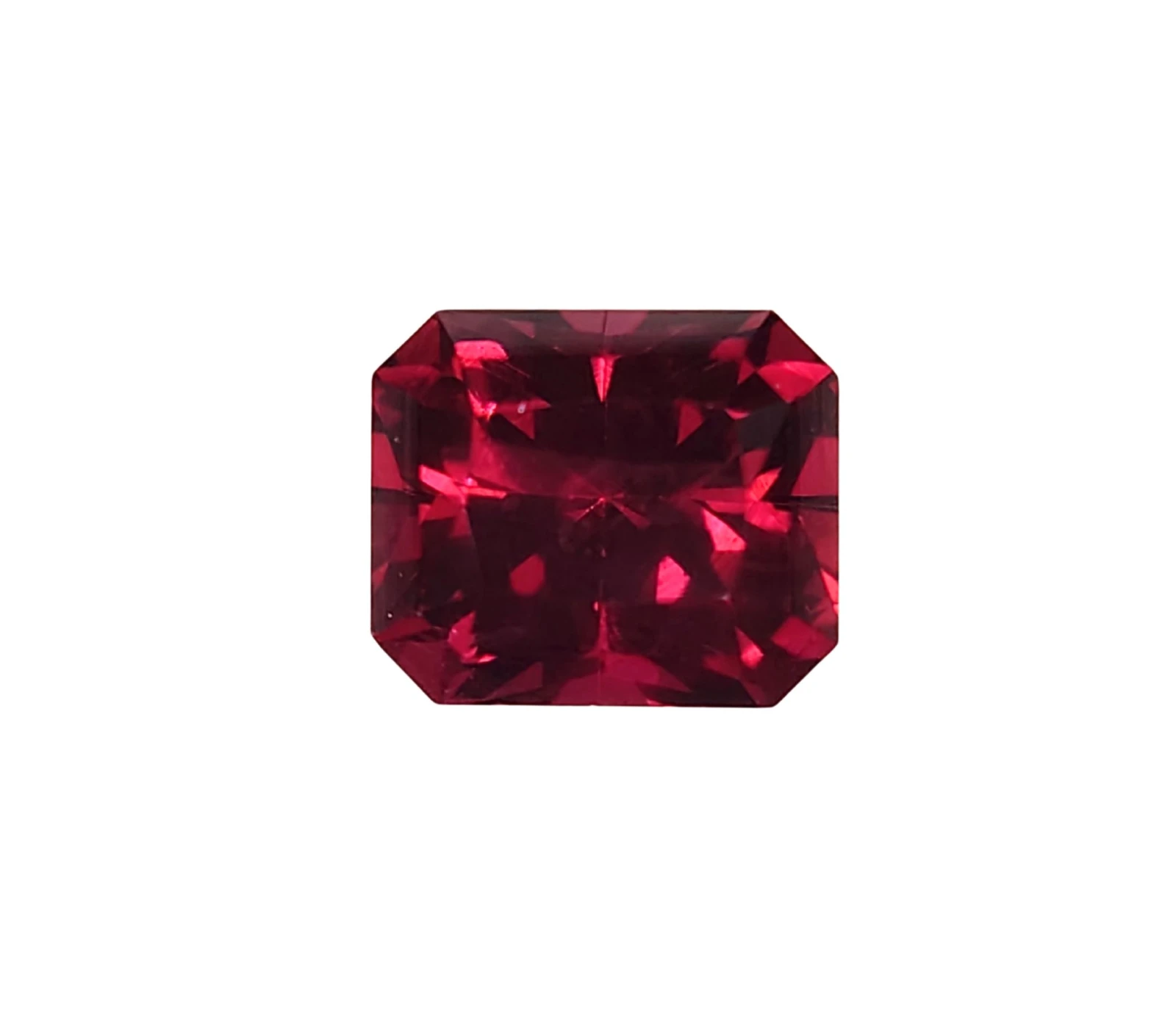 1.3ct Natural Red Umbalite Garnet from Tanzania — view 1
